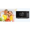 Kuchenka mikrofalowa DAEWOO MD-FA202GB-EU 700W średnica 25.5 cm pojemność 20L Grill Czarny Zastosowane technologie Brak