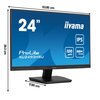 Monitor IIYAMA ProLite XU2493HSU-B7 23.8" 1920x1080px IPS 100Hz 1 ms [MPRT] Częstotliwość odświeżania obrazu [Hz] 100