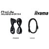 Monitor IIYAMA ProLite XUB2491H-B1 23.8" 1920x1080px IPS 100Hz 0.5 ms [MPRT] Ekran 23.8", 1920 x 1080px, IPS
