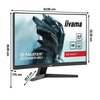 Monitor IIYAMA G-Master GC2480HSU-B1 Red Eagle 24" 1920x1080px 180Hz 0.5 ms [MPRT] Curved Częstotliwość odświeżania obrazu [Hz] 180