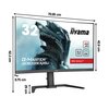Monitor IIYAMA G-Master GCB3280QSU-B2 Red Eagle 31.5" 2560x1440px 180Hz 0.2 ms [MPRT] Curved Częstotliwość odświeżania obrazu [Hz] 180