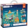Klocki plastikowe MARIOINEX Mini Waffle Stacja Paliw 906996 Płeć Chłopiec