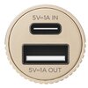 Powerbank LEXON Fine Tube 2 3000mAh 5W Złoty Typ ładowania Standard