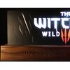 Lampka LED NEAMEDIA ICONS The Witcher Wild Hunt logo 22 CM Czarno-brązowy Materiał Plastik