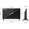 Telewizor SHARP 24HA1705E 24" LED Smart TV Nie
