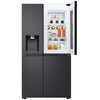 Lodówka LG GSXE90EVAD Side by Side 179cm Czarna NatureFresh Położenie zamrażarki Side by Side