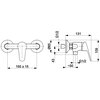 Bateria natryskowa KFA ARMATURA Sparc 5416-010-00 Chrom Rodzaj baterii Jednodźwigniowa