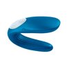 SATISFYER DOUBLE WHALE dla Par z Wibracją Niebieski Rodzaj Masażer punktu G