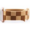 Pasek LUNA do Apple Watch 3/4/5/6/7/8/9/SE (38/40/41mm) A00303 Brązowy