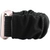Pasek LUNA do Apple Watch 3/4/5/6/7/8/9/SE (38/40/41mm) A00309 Czarny Materiał Tworzywo sztuczne