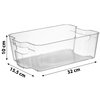 Organizer do lodówki EASYFORM Clear M 4.5 L Kolor pojemnika Przezroczysty