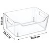 Organizer do lodówki EASYFORM Clear 3 L Kolor pojemnika Przezroczysty