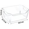 Organizer do lodówki EASYFORM Clear 7 L Kolor pojemnika Przezroczysty