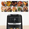 Air Fryer Frytkownice beztłuszczowa TEFAL Easy Fry Silence Vision XL EY5568 najcichsza, odpinany uchwyt i z okienkiem podglądu Pojemność misy [l] 5