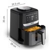 Air Fryer Frytkownice beztłuszczowa TEFAL Easy Fry Silence Vision XL EY5568 najcichsza, odpinany uchwyt i z okienkiem podglądu Funkcje dodatkowe Automatyczne wyłączenie