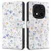 Etui TECH-PROTECT Wallet Xiaomi Redmi Note 14 Pro 5G/Pro+ Plus 5G/Poco X7 5G Kwiaty