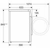 Pralka BOSCH WGH2460XPL 9kg 1600 obr sterowanie przez aplikacje HomeConnect Funkcje dodatkowe ActiveWater Plus
