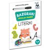 Książka z zadaniami Bazgraki piszą po śladzie Literki (miękka okładka)