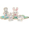 Zabawka CHICCO My Wood Friends Drewniana rodzinka 2 Króliczki Zestaw Mama 00012208200000 Płeć Chłopiec