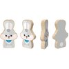 Zabawka CHICCO My Wood Friends Drewniana rodzinka 2 Króliczki Zestaw Tata 00012208100000 Płeć Chłopiec