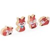 Zabawka CHICCO My Wood Friends Drewniana rodzinka 2 Liski Zestaw Tata 00012208500000 Płeć Chłopiec