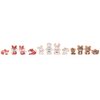 Zabawka CHICCO My Wood Friends Drewniana rodzinka 2 Liski Zestaw Tata 00012208500000 Wiek 2+