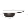 Patelnia wok FISKARS Hard Face 1075523 28 cm Powłoka wewnętrzna Ceramiczna