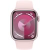 APPLE Watch 9 GPS + Cellular 41mm koperta z aluminium (różowy) + pasek sportowy rozmiar S/M (jasnoróżowy) Szkło Ion-X