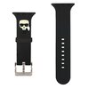 Pasek KARL LAGERFELD Karl Head do Apple Watch (38/40/41mm) Czarny
