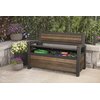 Ławka ogrodowa KETER Deco Garden Bench Brązowy Materiał wykonania konstrukcji Tworzywo sztuczne