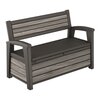Ławka ogrodowa KETER Deco Garden Bench Szary