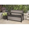 Ławka ogrodowa KETER Deco Garden Bench Szary Materiał wykonania konstrukcji Tworzywo sztuczne