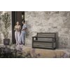 Ławka ogrodowa KETER Deco Garden Bench Szary Rozmiar po zmontowaniu [cm] 133 x 61 x 89