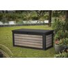 Skrzynia ogrodowa KETER Deco deck box 630 L Jasny-orzech Kształt Prostokątny
