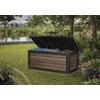 Skrzynia ogrodowa KETER Deco deck box 630 L Jasny-orzech Materiał Tworzywo sztuczne