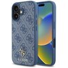 Etui GUESS HC PU 4G Small 4G and Classic MagSafe do Apple iPhone 16 Niebieski
