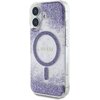 Etui GUESS HC Resin Bottom Glitter MagSafe do Apple iPhone 16 Fioletowy Seria telefonu iPhone