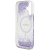Etui GUESS HC Resin Bottom Glitter MagSafe do Apple iPhone 16 Fioletowy Typ Etui nakładka