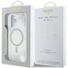 Etui GUESS HC Resin Bottom Glitter MagSafe do Apple iPhone 16 Srebrny Marka telefonu Apple