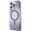 Etui GUESS HC Resin Bottom Glitter MagSafe do Apple iPhone 16 Pro Fioletowy Model telefonu iPhone 16 Pro