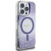 Etui GUESS HC Resin Bottom Glitter MagSafe do Apple iPhone 16 Pro Fioletowy Kompatybilność Apple iPhone 16 Pro