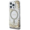 Etui GUESS HC Resin Bottom Glitter MagSafe do Apple iPhone 16 Pro Złoty Model telefonu iPhone 16 Pro