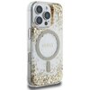 Etui GUESS HC Resin Bottom Glitter MagSafe do Apple iPhone 16 Pro Złoty Kompatybilność Apple iPhone 16 Pro