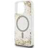 Etui GUESS HC Resin Bottom Glitter MagSafe do Apple iPhone 16 Pro Złoty Typ Etui magnetyczne