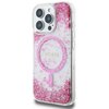 Etui GUESS HC Resin Bottom Glitter MagSafe do Apple iPhone 16 Pro Różowy Model telefonu iPhone 16 Pro