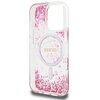 Etui GUESS HC Resin Bottom Glitter MagSafe do Apple iPhone 16 Pro Różowy Typ Etui nakładka