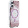 Etui GUESS HC Resin Bottom Glitter MagSafe do Apple iPhone 16 Różowy Kompatybilność Apple iPhone 16
