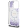 Etui GUESS HC Resin Bottom Glitter MagSafe do Apple iPhone 16 Pro Max Fioletowy Gwarancja 24 miesiące