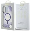 Etui GUESS HC Resin Bottom Glitter MagSafe do Apple iPhone 16 Pro Max Fioletowy Marka telefonu Apple