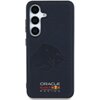 Etui RED BULL Leather Meshed Debossed Bull MagSafe do Samsung Galaxy S25 Granatowy Model telefonu Galaxy S25